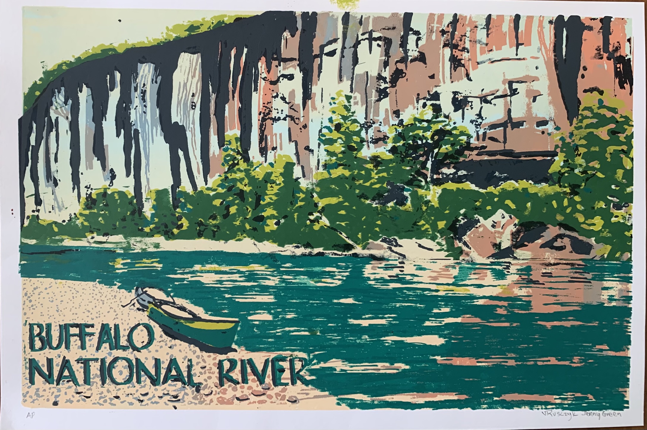 Buffalo National River Poster Artist Proof (AP)